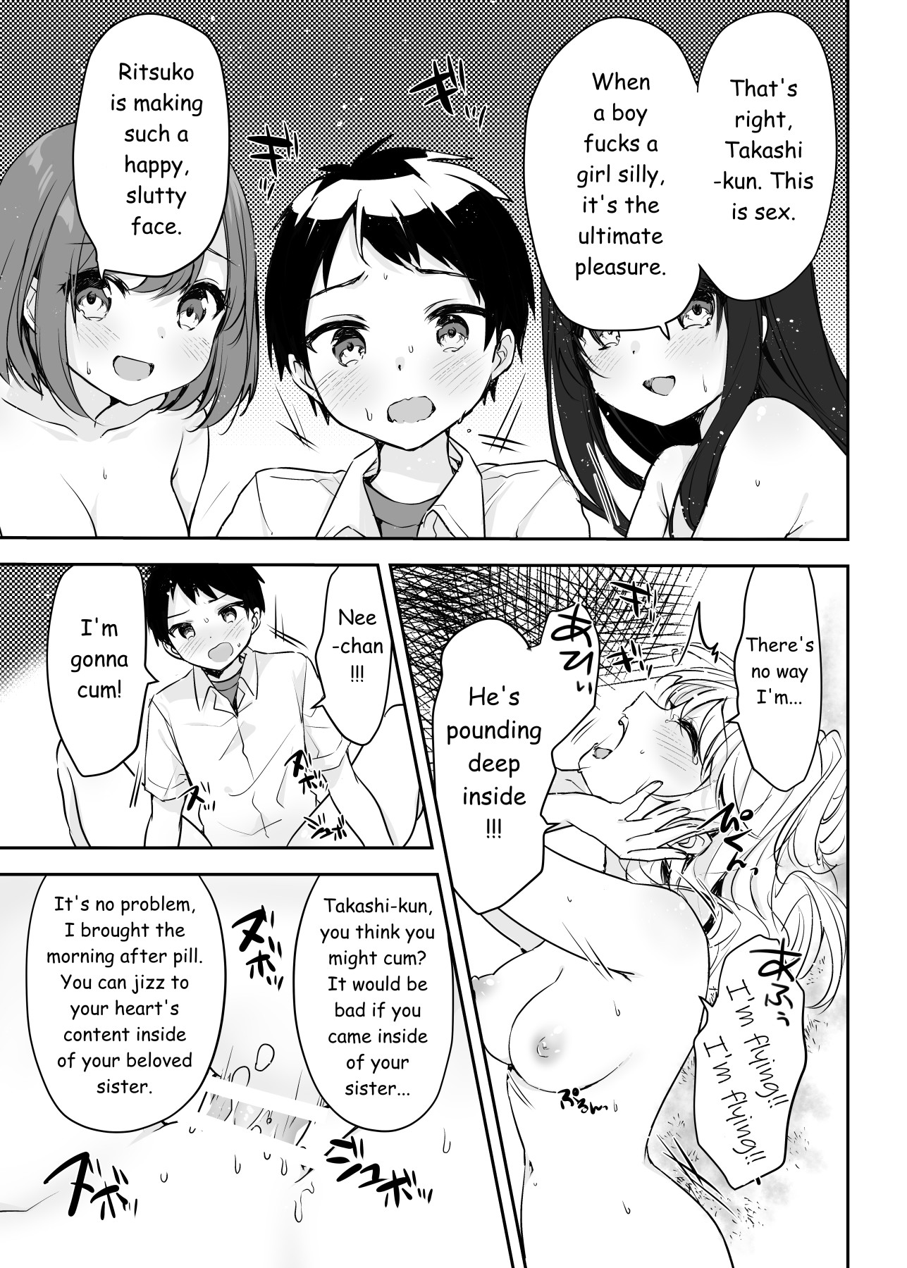 Hentai Manga Comic-The Tables Were Turned When I Tried to Rape my Sister and Her Friends While They Were Asleep-Read-37